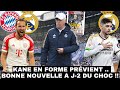 Tres bonne nouvelle pour carlo avant le bayern   kane prvient le real  la franchise de fede