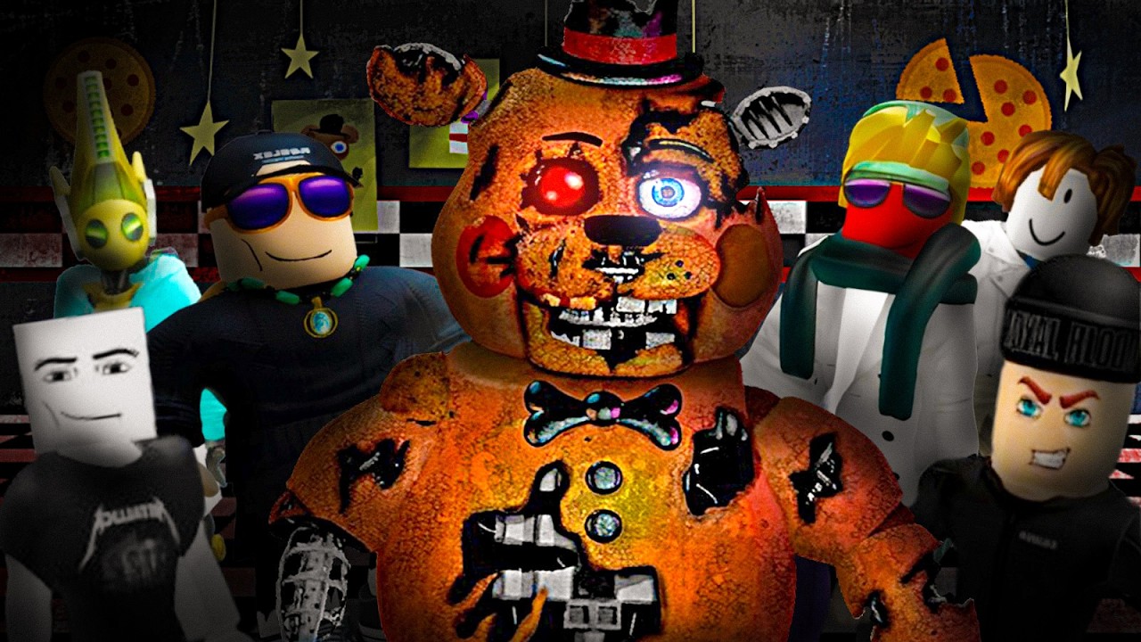 6 DOENTES JOGANDO FNAF DOOM DO ROBLOX!! (ft. Otaku também é gente)