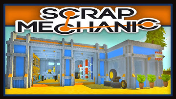 Scrap Mechanic - Ep.2  How To Build A Vehicle Garage