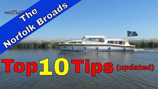 Top 10 Tips (updated) for a great boating holiday on The Norfolk Broads #TheNorfolkBroads2024