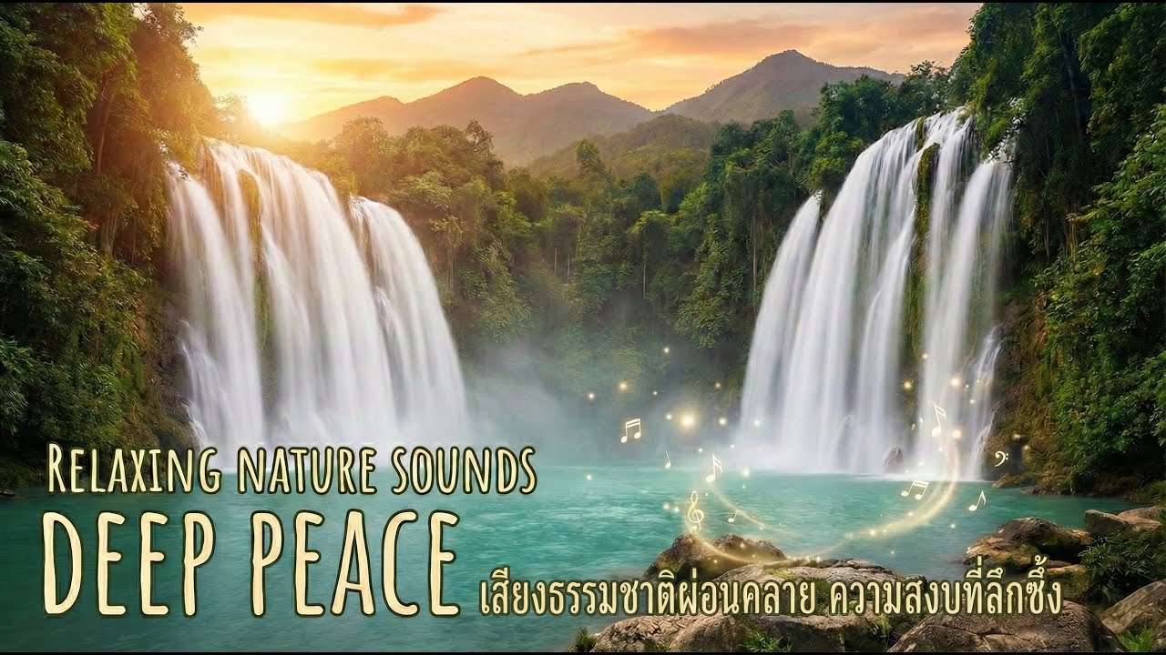 Relaxing Nature Sounds for Deep Peace & Stress Relief / ธรรมชาติบำบัดเพื่อความสงบผ่อนคลายความเครียด