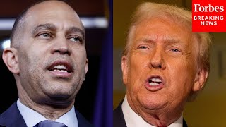 Hakeem Jeffries Slams Trump For Using 'My Way Or The Highway' Approach To Influence Republican Party