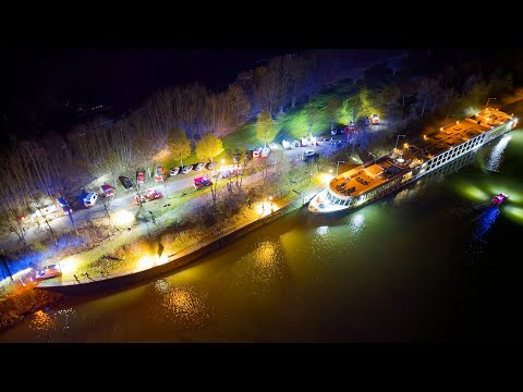 Großeinsatz an der Donau - Verletzte nach Kreuzfahrtschiff-Havarie