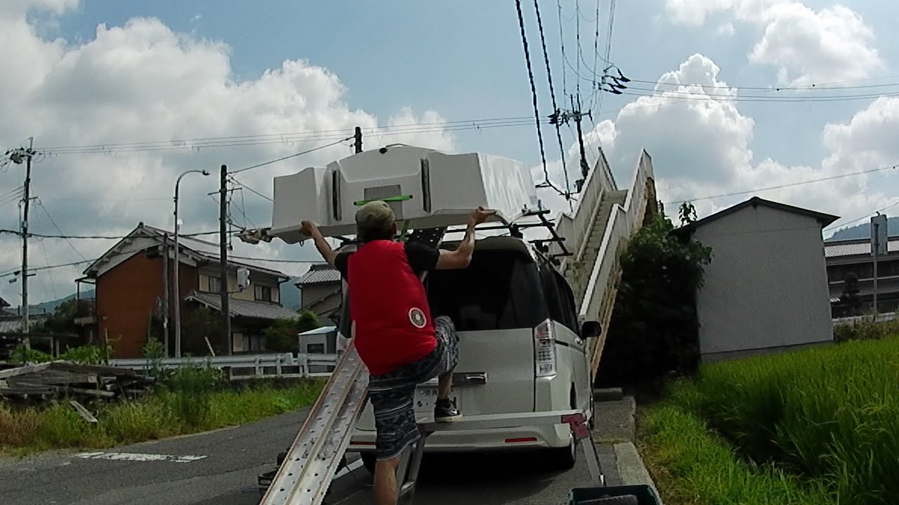 ウインチでカートップ