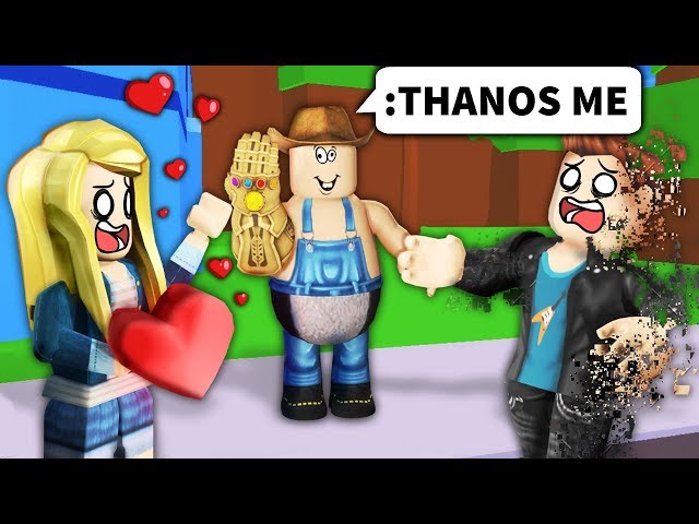 I Used Roblox Admin To Thanos Snap Noobs Youtube - i used roblox admin to thanos snap noobs