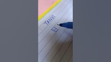 how to write your name in Korean (Tanvi) #shortsfeed #shorts #bts #trending #viral #korean #diy