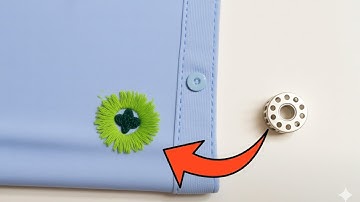 🧵 A Simple Secret for Fixing Shirt Holes That Tailors Never Tell You 👀