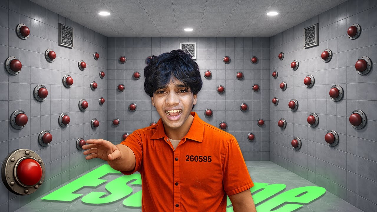 100 BUTTONS But Only 1 Lets You ESCAPE.....