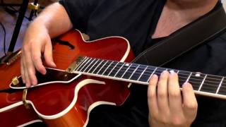 Wes Montgomery style thumb down/up strokes - Jazz Guitar Lesson chords