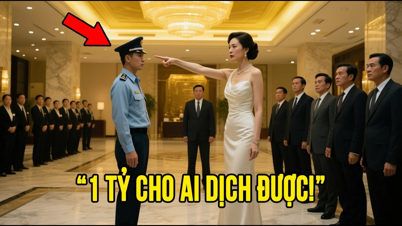 Nữ Chủ Tịch Thách “1 Tỷ Cho Ai Dịch Được!” — Không Ngờ Anh Bảo Vệ Hoàn Thành Gọn Trong 5 Phút