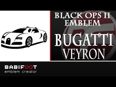 cod black ops 2 emblem tutorial bugatti veyron youtube