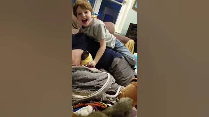 Zev's stuffed animal pit challenge