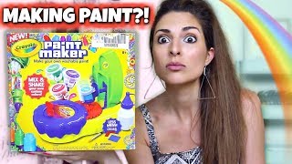 Testing CRAYOLA PAINT MAKER Craft Kit