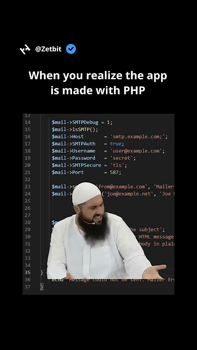 When you realize the app is made with PHP #php #whatsthat #coding