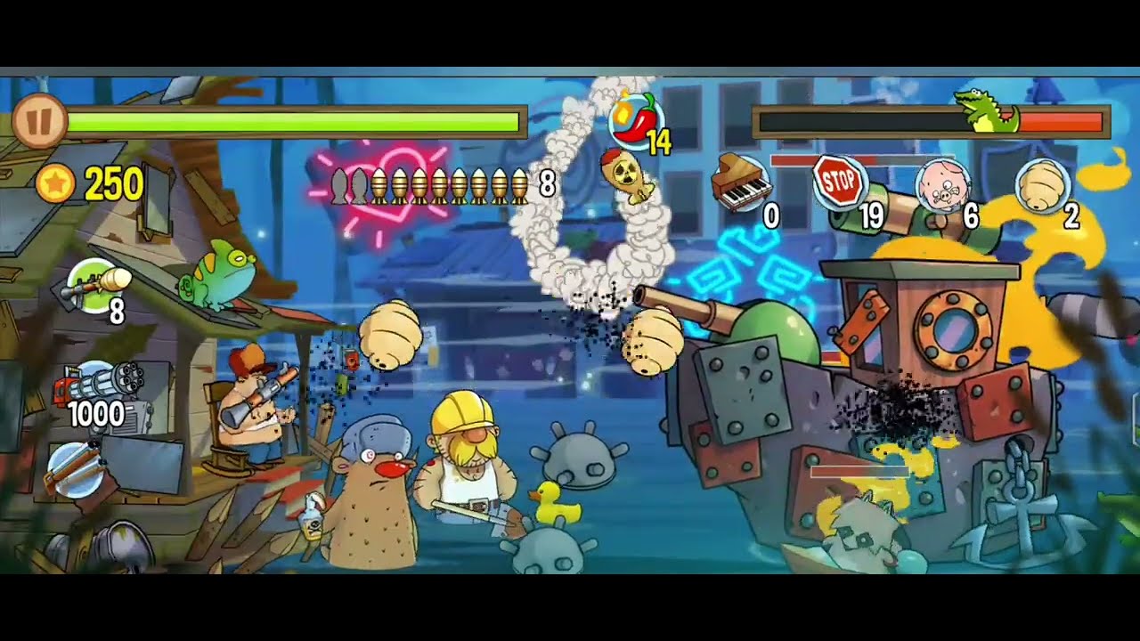 Все боссы из swamp attack 