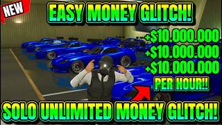 *AFTER PATCH* ✅EASY SOLO MONEY GLITCH IN GTA ONLINE! 10 MILLION PER HOUR! (UNLIMITED MONEY GLITCH)