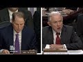 Sessions gets in a heated argument with Sen. Wyden