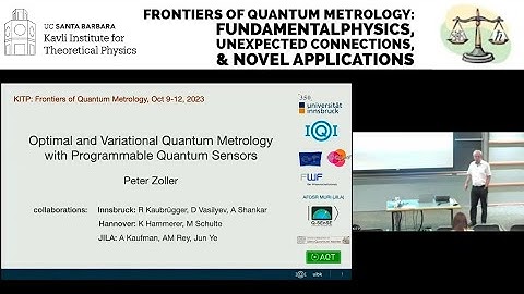 Optimal and variational quantum metrology and vector field sensing  ▸  Peter Zoller (U Innsbruck)