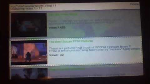 PSPTube 2.0 watch YouTube on your PSP!