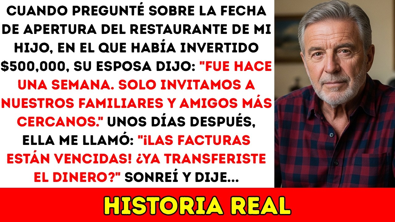 La Respuesta De Su Esposa Cuando Pregunté Por El Restaurante: “Abrió Hace Una Semana...”