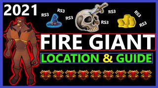 Runescape 3 Brimhaven Fire Giants 2021 Slayer Guide & Location with Drop Table. Equipment & Weakness