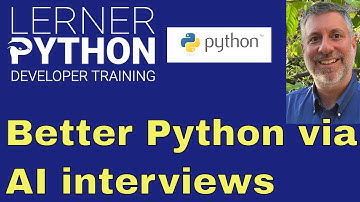 Learn Python faster with AI interviews