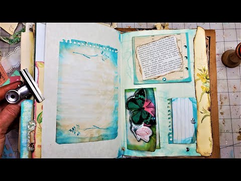 Junk Journal Page Layout Ideas! Ep 8 The "Collection of Folded Note Papers"  The Paper Outpost ! :)