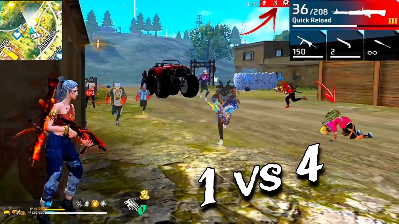 Free fire Battle royale gameplay | Rank Match 😯 - YouTube