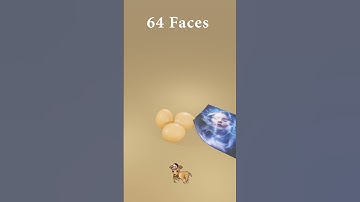 Eggs Cloth Simulation from 1 to 1024 Faces #3d #cloth #simulation #eggsdesign  #blender #satisfying