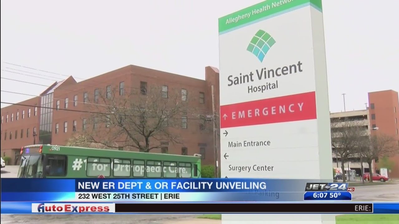 Saint Vincent Hospital unveils new Emergency Room and Operating Room