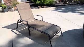 Festival Depot 3 Pc Patio Bistro Outdoor Chaise Lounge Furniture for Porch Yard Garden Review