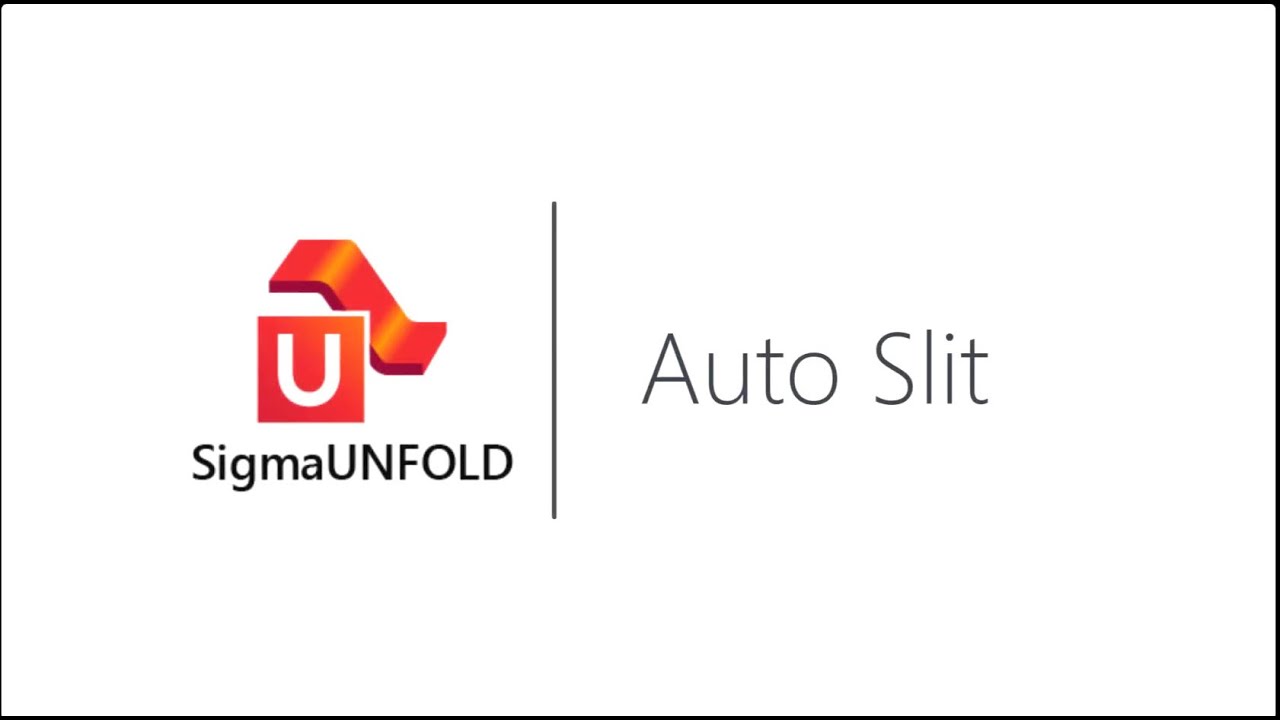 SigmaUNFOLD - Otomatik Yarık Oluşturma
