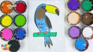Sand Painting Parrot, How to Painting Parrot screenshot 3