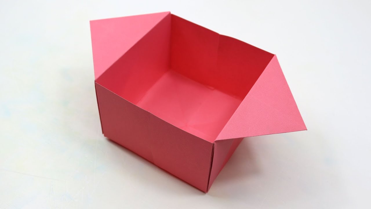How To Make An Easy bằng tiếng anh Origami Box Folding | How to Make ...