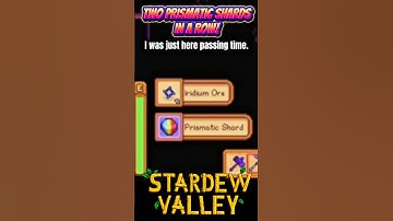 We got 2 Prismatic Shards in a Row #stardewvalley #stardewvalleyshorts #stardewvally #shorts #gaming