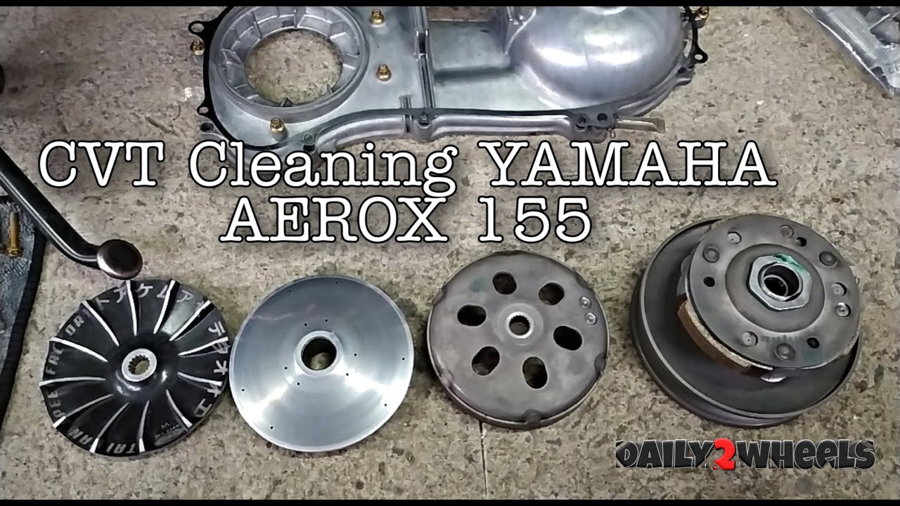 CVT cleaning Yamaha Aerox 155 Tutorial YouTube