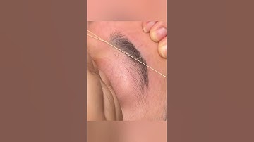 Eyebrow threading tutorial #eyebrowthreadingtutorial #eyebrows #shortvideo #shorts