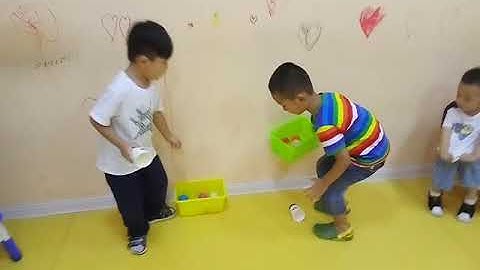 45- Fun Game for Numbers & colors | Cups Balls Race | English Teaching In China.