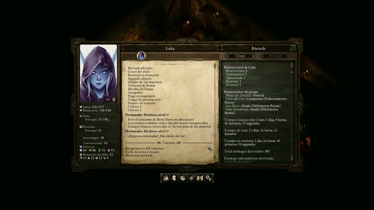 Pillars of Eternity POTD SOLO Chanter / Declamador Aefre YouTube