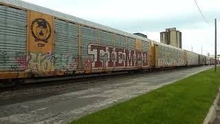 Westbound CSX Auto Rack Train from May 14th,2025..