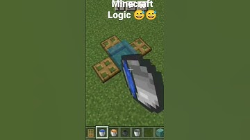 Minecraft logic 😅😅 part 7 #gaming #minecraft