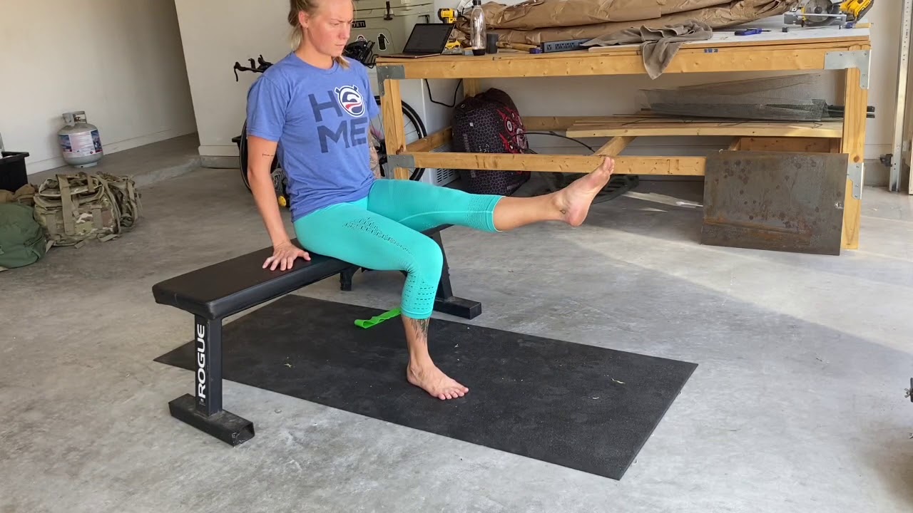 Seated Leg Raiseflexion Youtube