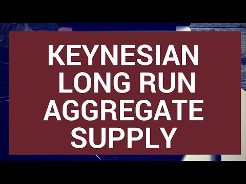 The Keynesian Long Run Aggregate Supply Curve