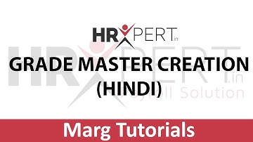 Grade Master "HRxpert" "Marg Software"  [Hindi]