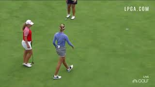 Jessica Korda Birdie on 18 - Third Round 2018 HUGEL-JTBC LA Open