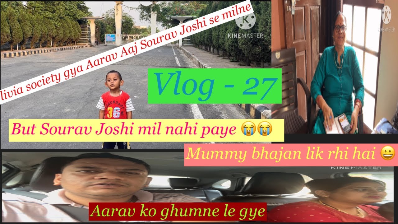 Aaj gye Sourav Joshi ki Olivia society Aarav ko ghumane lifestyle