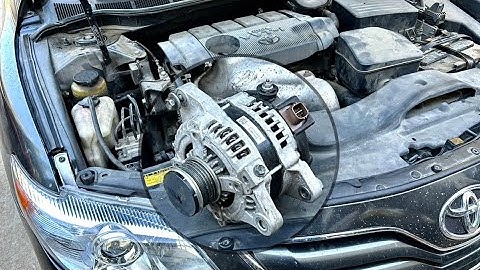 Reemplazo de alternador a 2010-2012 Toyota Camry 2.5L @elchanojose