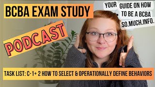 How to Select a Behavior BCBA Exam Task C EXPLAINED