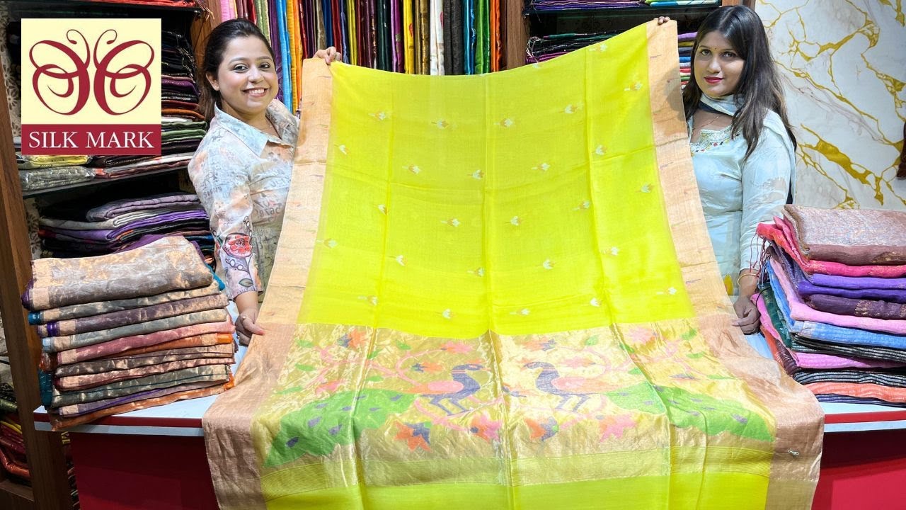 Tissue Matka/ Muslin/ Silk Linen Saree Collection From Prativa Collection in Kolkata Saltlake