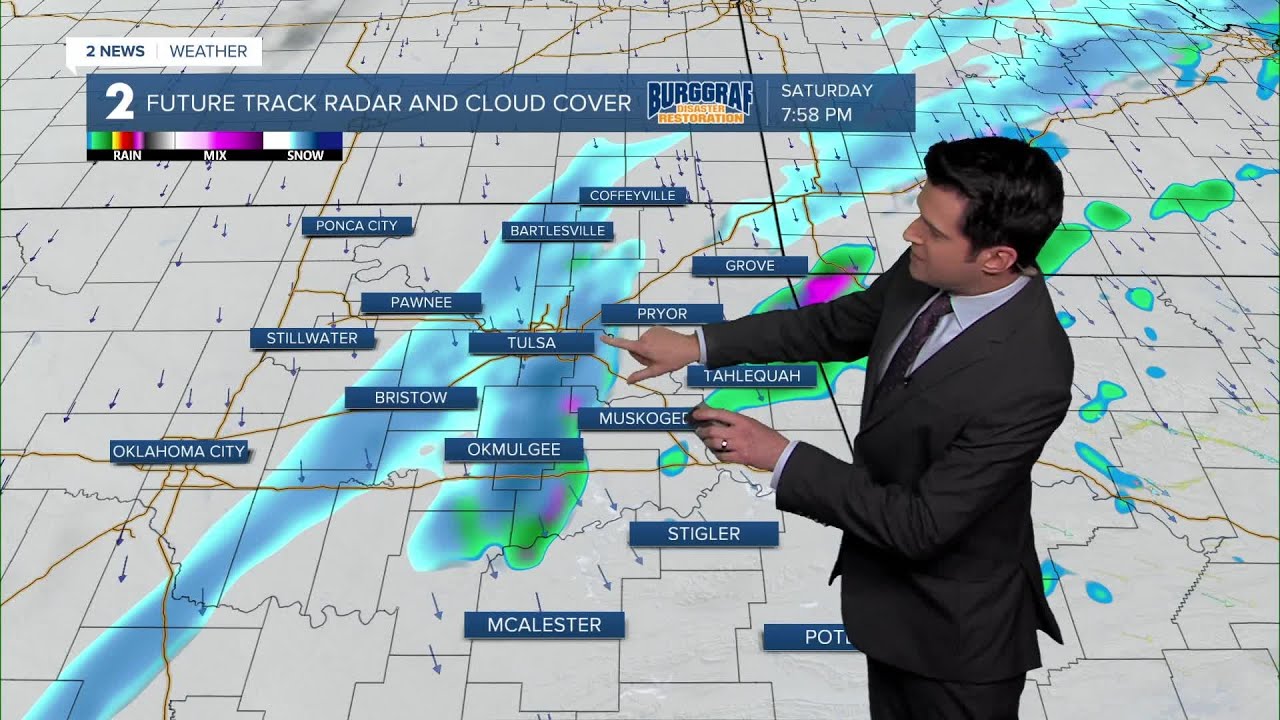 Snow tonight and on Tuesday - YouTube